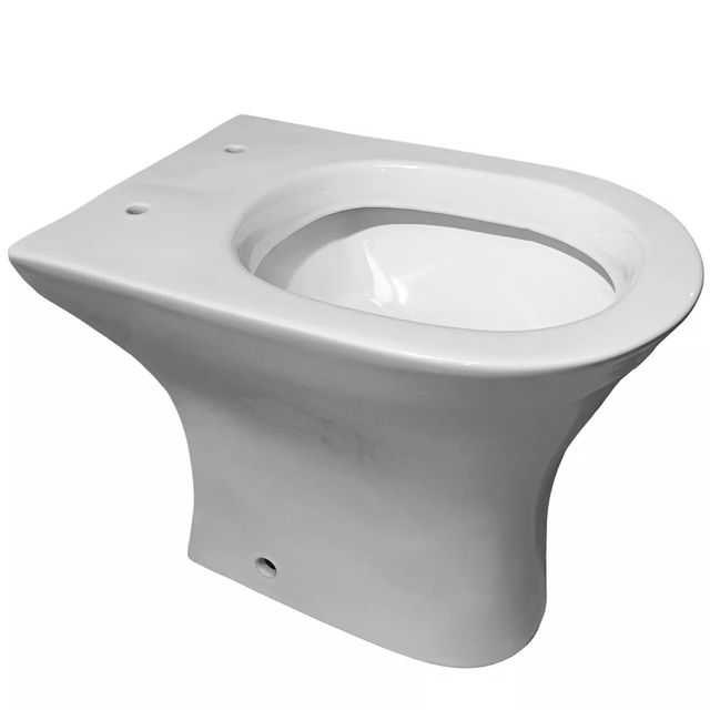 sanicomfort Stand-WC mit Spülrand 'Rekia' weiß