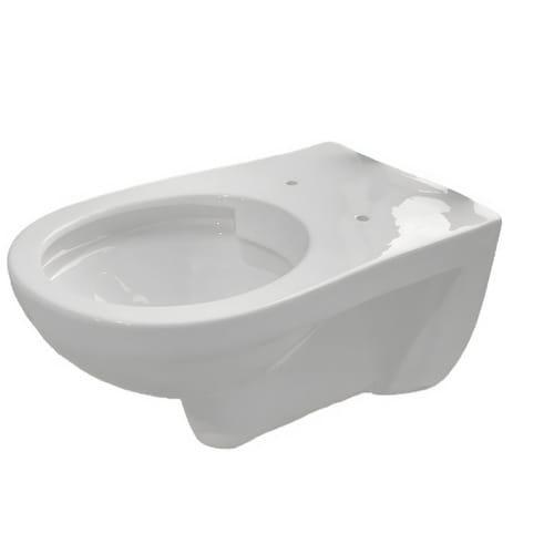 sanicomfort Wand-WC spülrandlos 'Rekia' weiß