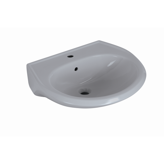 Waschbecken halbrund grau 60 x 51,5 cm