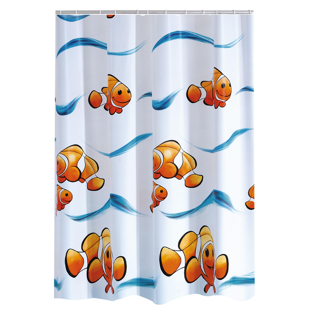 toom Duschvorhang 'Clownfisch' 180 x 200 cm