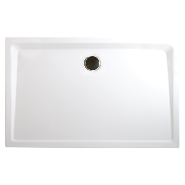Schulte Duschwanne, Sanitäracryl, extra-flach, rechteckig, 13-20 cm, 140 x 90 x 3,5 cm