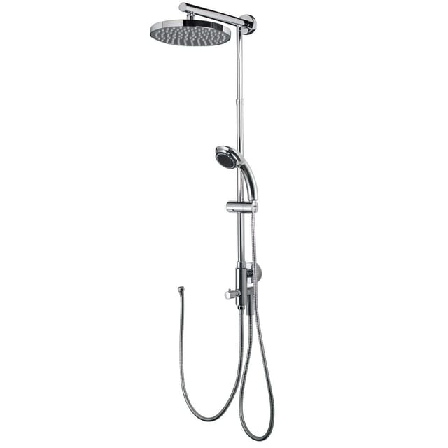 Schulte Duschsystem 'DuschMaster Rain' mit Umsteller, rund, 148 cm
