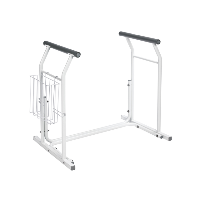 Ridder Mobile WC-Aufstehhilfe mit Ablagekorb 'Comfort' weiß, bis 100 kg