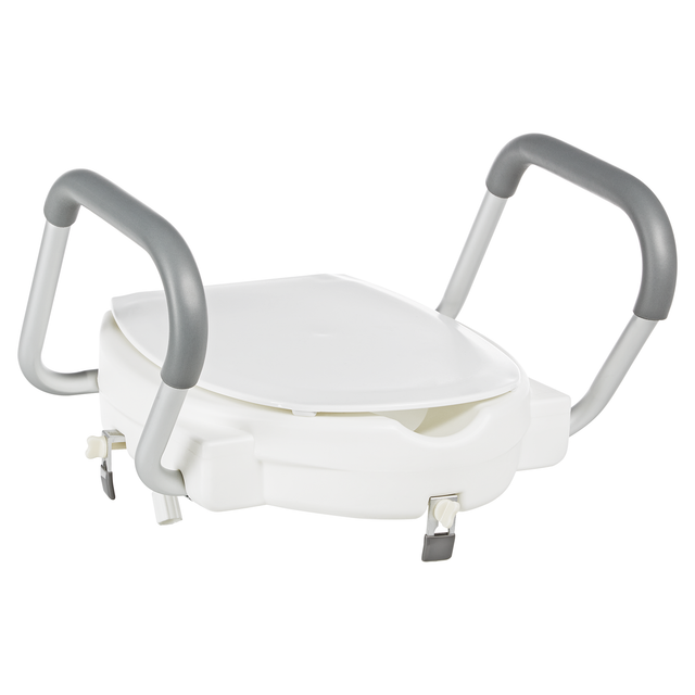 Ridder WC-Erhöhung mit Griffen und Deckel 'Comfort' weiß bis 150 kg