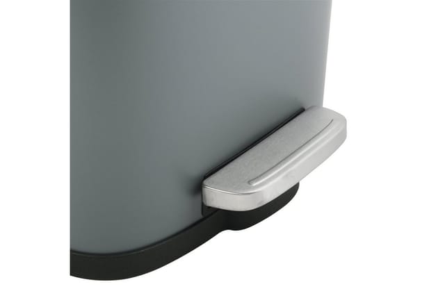 Spirella Treteimer 'Akira' Stahl matt-taupe 5 l