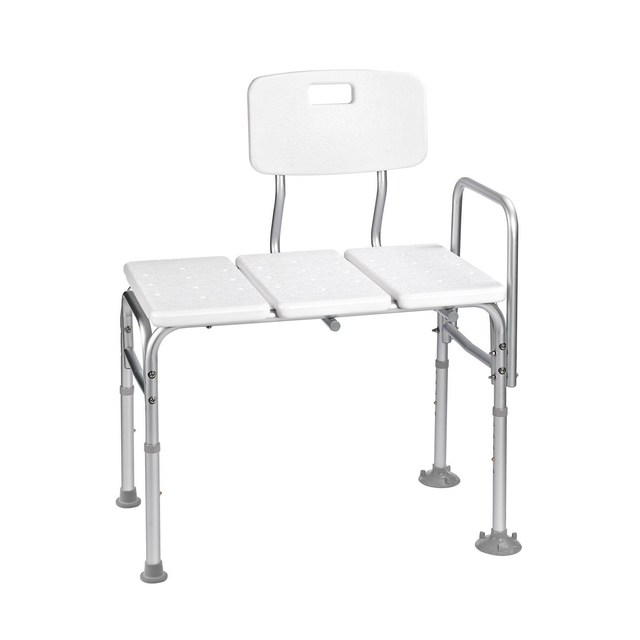 Ridder Badewannen-Transferbank 'Sam' weiß höhenverstellbar von 53 – 63 cm, bis 150 kg