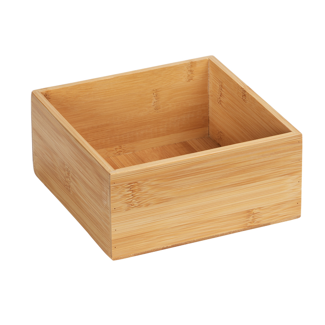 Wenko Ablagebox 'Terra' Bambus 15 x 7 x 15 cm