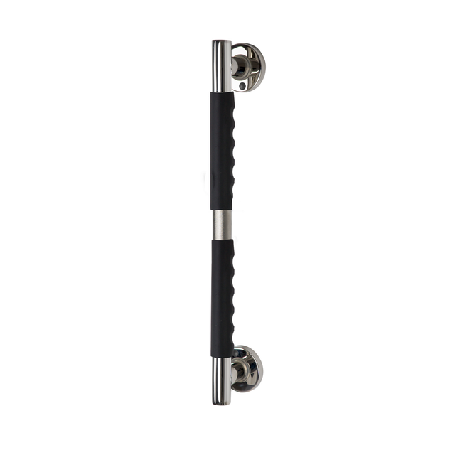 Ridder Badewannen-Haltegriff 'Ken' chromfarben schwarz 60 cm bis 110 kg