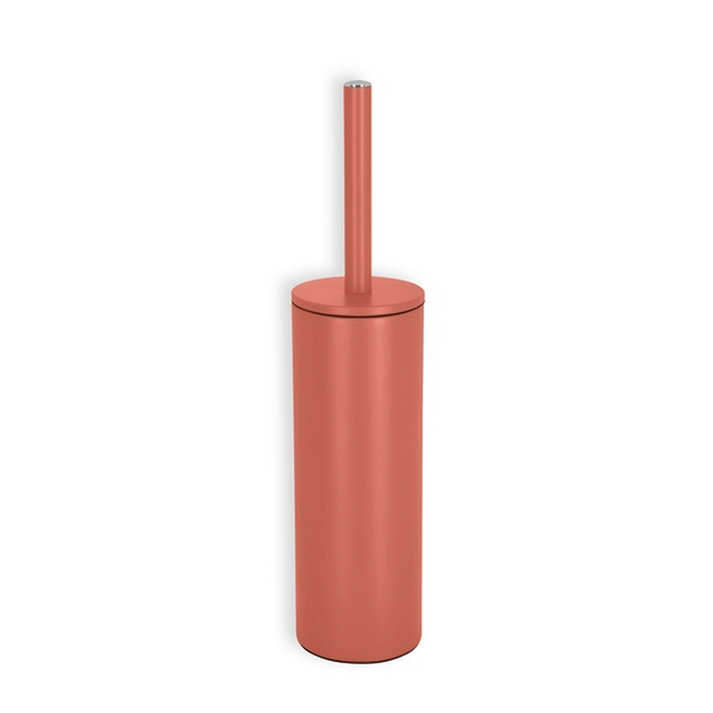 Spirella WC-Bürstengarnitur 'Akira' Stahl terracotta matt Ø 9,5 x 40 cm
