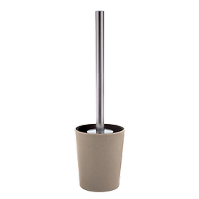Spirella WC-Bürstengarnitur 'Takeo' Bambus taupe Ø 10 x 36 cm