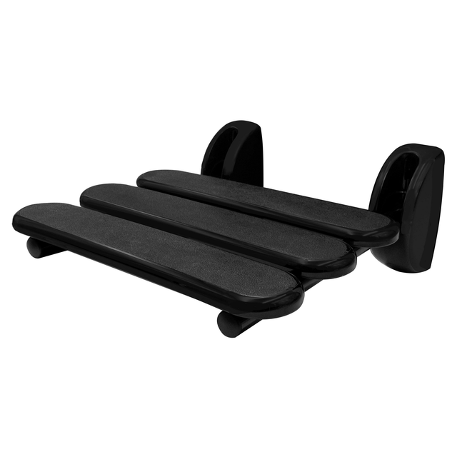 Ridder Duschklappsitz 'Pro' schwarz 36 x 38,2 x 16,1 cm
