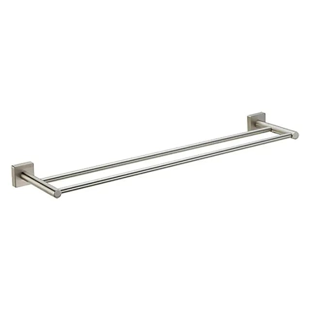 Lenz Badetuchhalter 'Sky' doppelseitig nickelfarben 64,5 cm