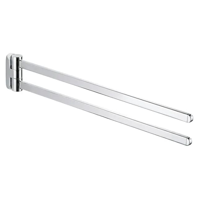 Lenz Handtuchhalter 'Aura' doppelreihig verchromt 43 cm