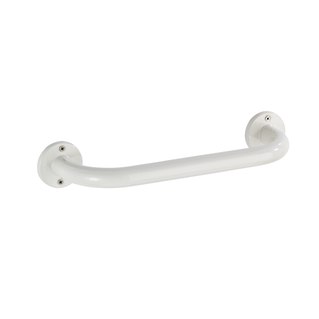 Wenko Badewannengriff 'Basic' Edelstahl rostfrei weiß 36 cm
