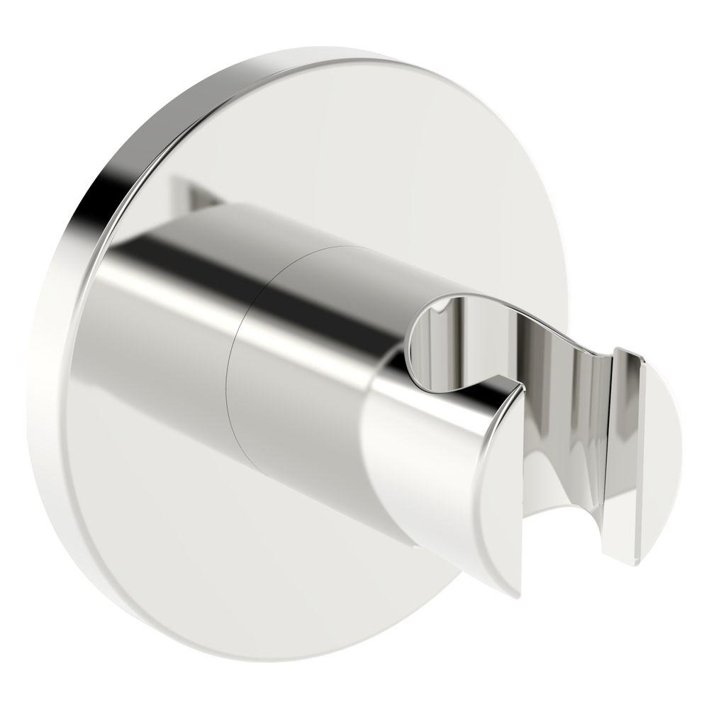 Hansa Brausehalter, Wandmontage, Rosette Rund, Chrom, 290049
