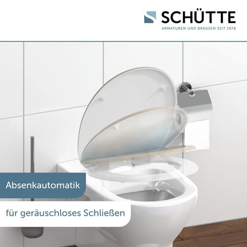Schütte WC-Sitz 'Beach' mit Absenkautomatik Duroplast