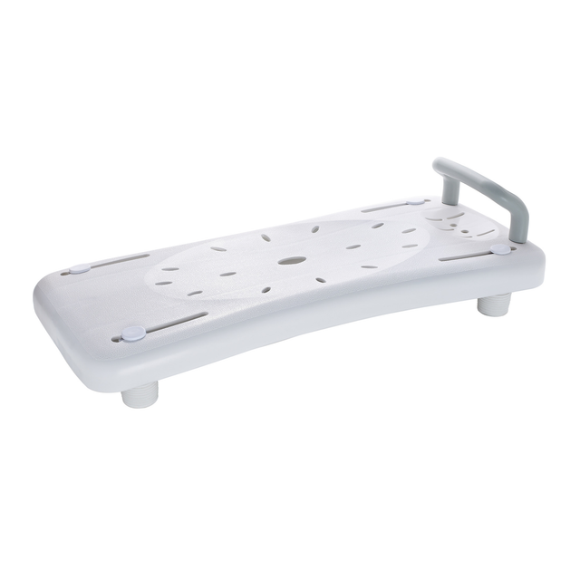 Ridder Badewannenbrett mit Haltegriff 'Comfort' weiß, 70 x 31 cm, bis 150 kg