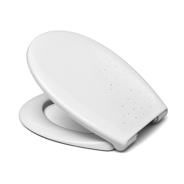 cedo WC-Sitz 'Crystal' mit Absenkautomatik weiß Duroplast
