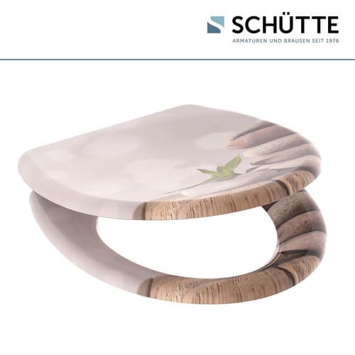 Schütte WC-Sitz 'Stone Pyramid' mit Absenkautomatik Duroplast