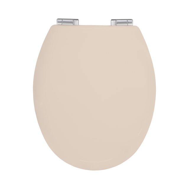 toom WC-Sitz 'Topeka' mit Absenkautomatik beige Holzkern