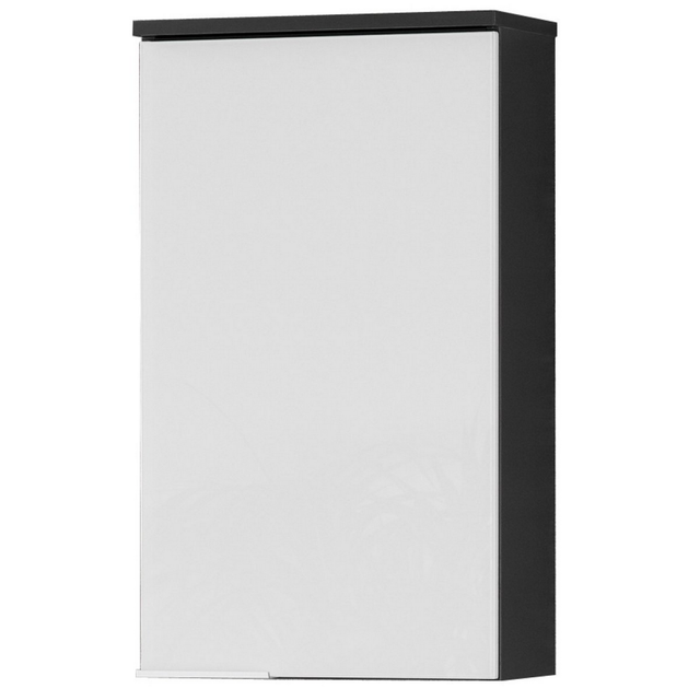 Fackelmann Hängeschrank 'Kara' weiß, anthrazit matt 40,5 x 70 x 22,5 cm rechts