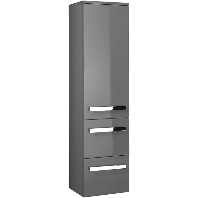 Pelipal Midischrank 'Juno' grau foliert 30 x 121 x 33 cm