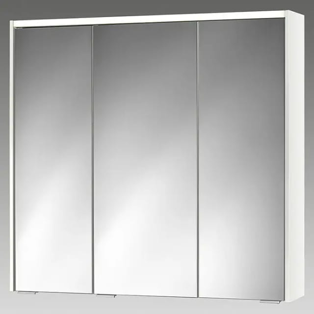 Sieper LED-Spiegelschrank 'KHX' weiß Hochglanz 80,4 x 74 x 14,2 cm