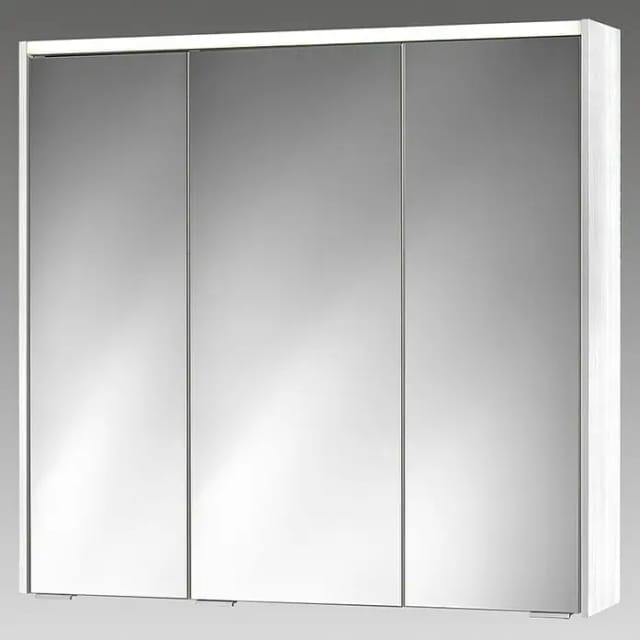 Sieper LED-Spiegelschrank 'KHX' weiß matt 80,4 x 74 x 14,2 cm