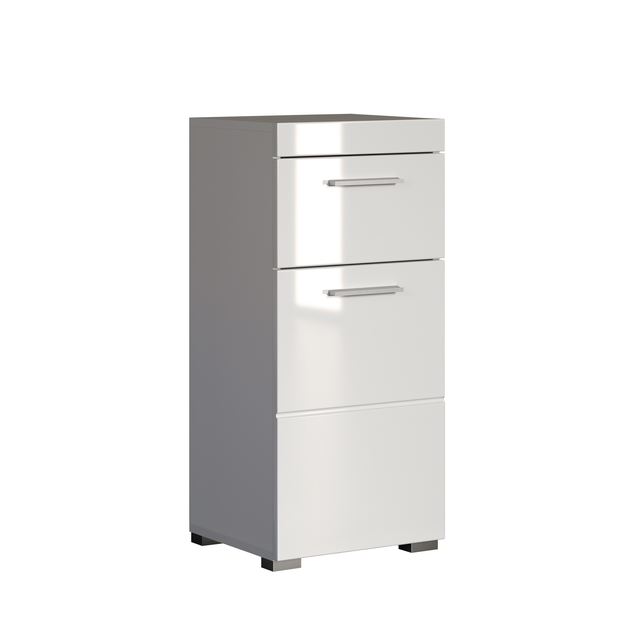 Trendteam Unterschrank 'Amanda' weiß glänzend 37 x 79 x 31 cm