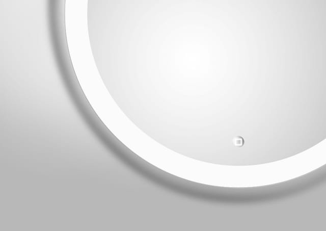 DSK LED-Spiegel 'Silver Lunar' Ø 59 cm