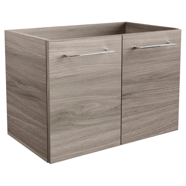 Fackelmann Waschbeckenunterschrank 'Lima' braun foliert 60 x 42 x 35 cm