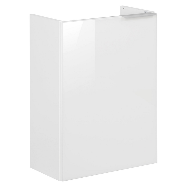 Fackelmann Waschbeckenunterschrank 'SBC' weiß glänzend 44 x 60 x 24,3 cm links