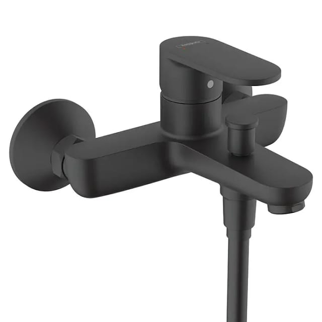 Hansgrohe Einhebel-Wannenmischer 'Vernis Blend' mattschwarz
