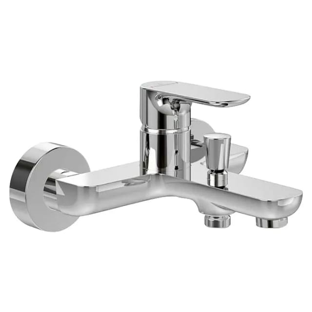 Villeroy & Boch Einhebel-Badewannenarmatur 'O.novo' verchromt