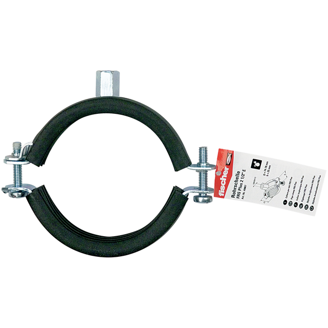 Fischer Rohrschelle 'FRS PLUS' 2 1/2" Anschlussmutter mit Kombigewinde M8/M10