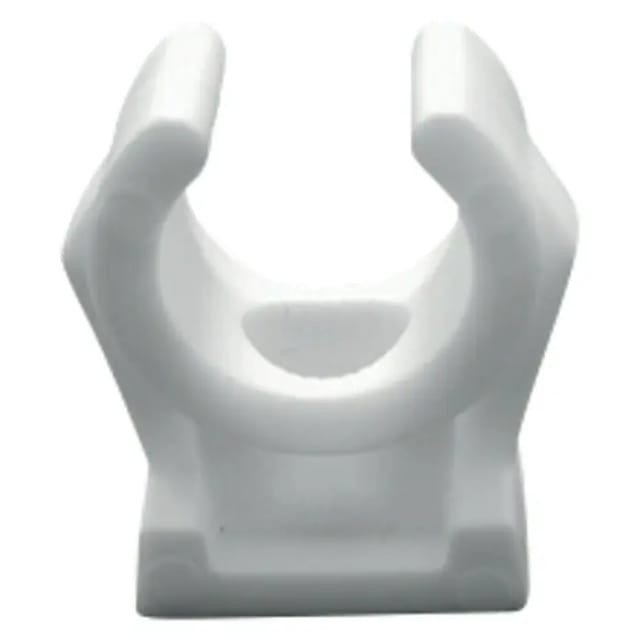 Kirchhoff Rohrclip einfach weiß Ø 1,2 cm