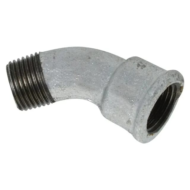Kirchhoff TG Bogen 45°, verzinkt, 1/2''IG x 1/2''AG