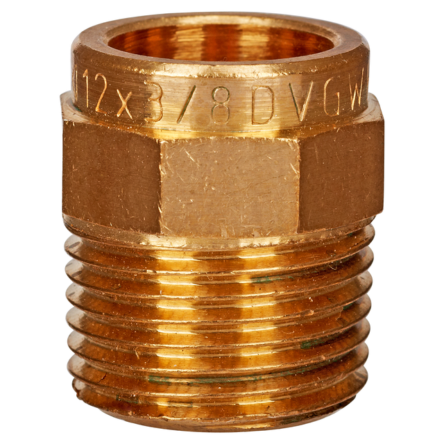 Kirchhoff Übergangsnippel für Kupfer Ø 12 x 9,525 mm (3/8") AG