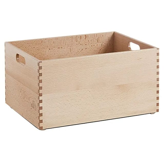 Allzweckkiste Buche lackiert 40 x 30 x 21 cm
