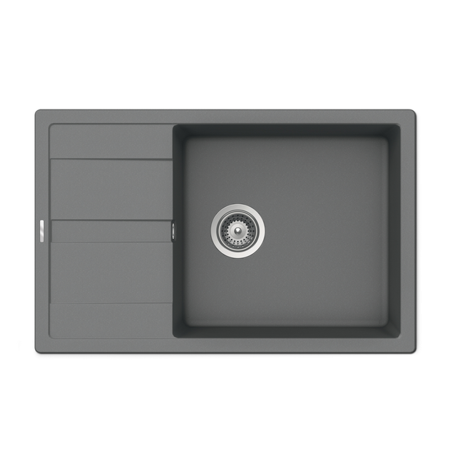 Rocasa Einbauspüle 'Fiona 100XL' grau 780 x 500 mm