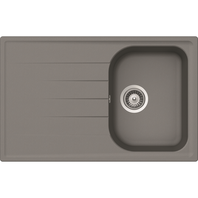 Rocasa Einbauspüle 'Estia 100S' grau 790 x 500 mm