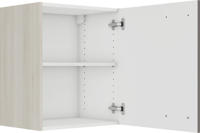 OPTIFIT Oberschrank 'OPTIkult Faro' anthrazit/akaziefarben 50 x 57,6 x 34,6 cm