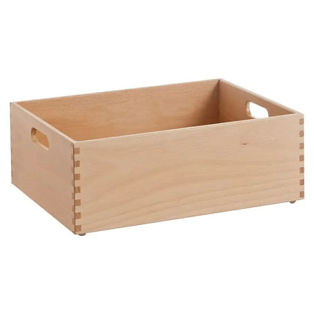 Allzweckkiste Buche lackiert 40 x 30 x 15 cm