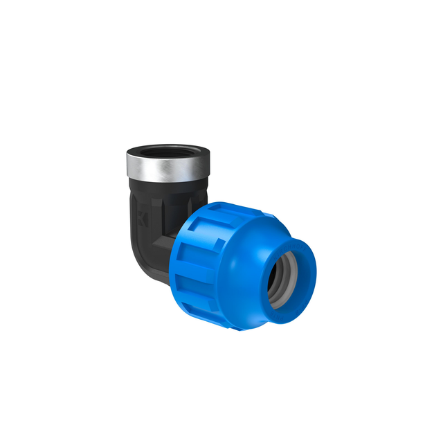 Kirchhoff HDPE-Winkelverschraubung 90° 20 mm x 1/2" IG