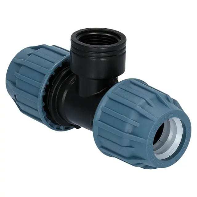 Kirchhoff T-Übergangsstück HDPE Ø 25 x 3/4" IG x 25 mm