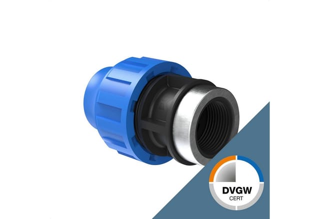Kirchhoff Übergangsstück HDPE gerade Ø 25 mm x 3/4" IG