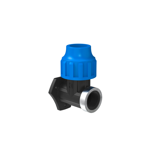 Kirchhoff Wandscheibe Kunststoff HDPE Ø 25 mm x 3/4" IG