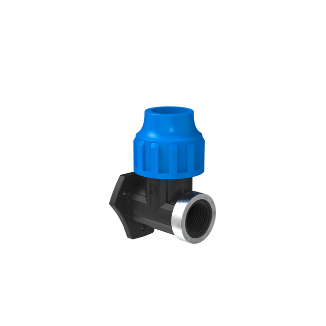 Kirchhoff Wandscheibe Kunststoff HDPE Ø 20 mm x 1/2" IG