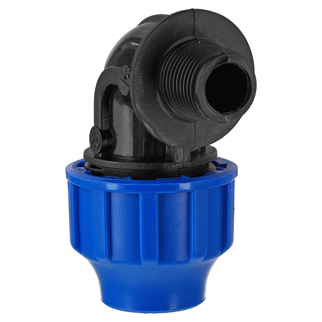 Kirchhoff Übergangswinkel 90° Polypropylen 20 mm x 1/2" AG