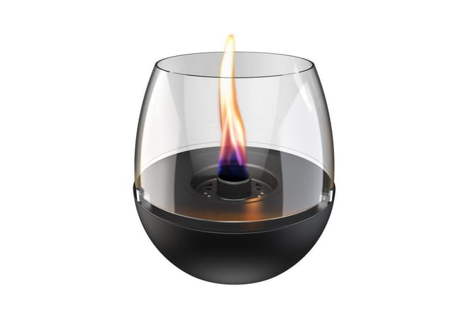 Tenderflame Tischfeuer 'Tulpe' schwarz 300 ml